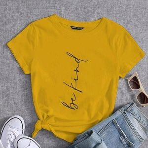 Shein BE KIND graphic tee